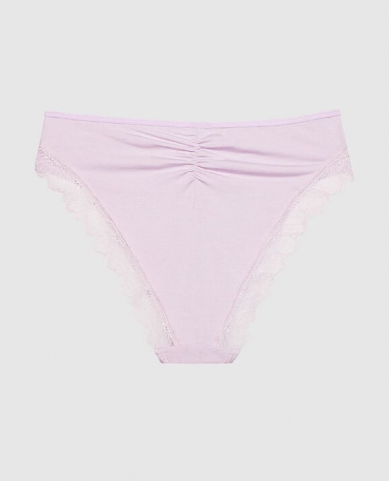 Women's La Senza Bikini Panty Underwear Purple | RCnRxZS7