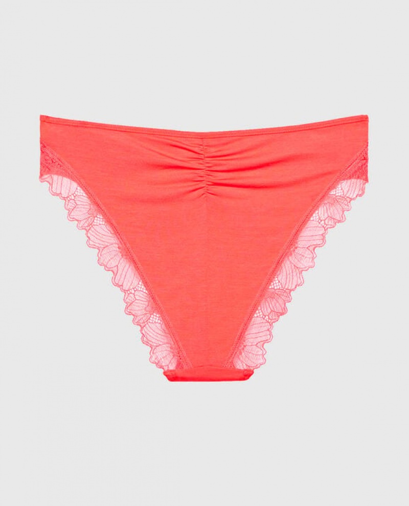 Women's La Senza Bikini Panty Underwear Red | uFMdj6JR