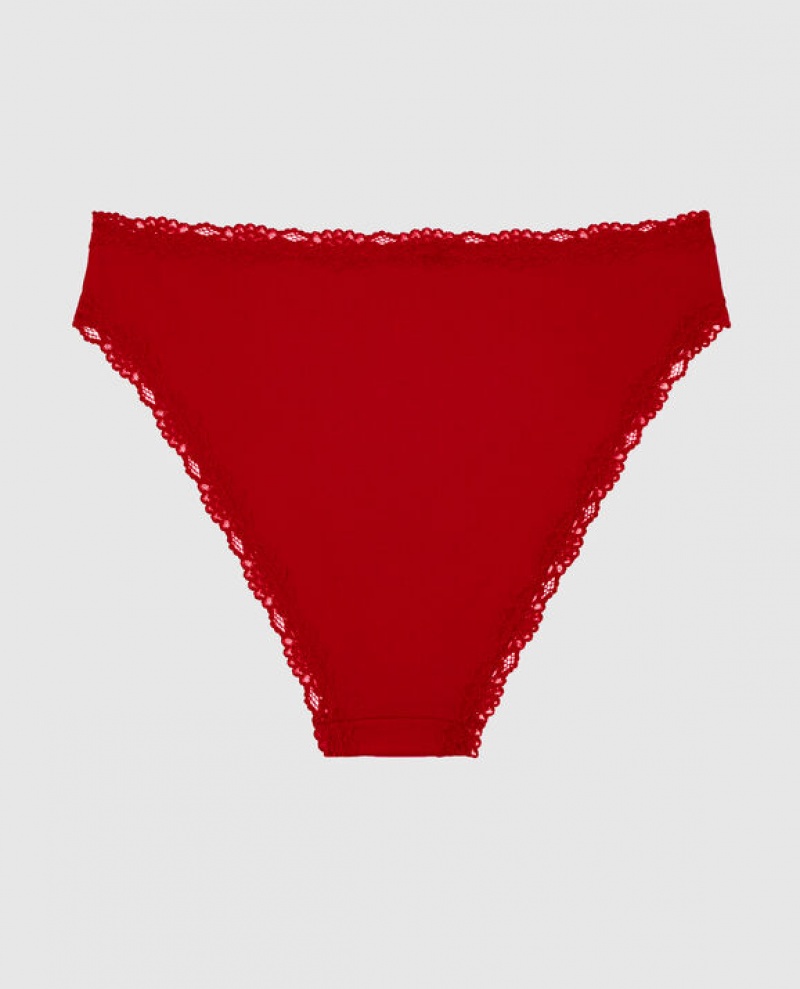 Women's La Senza Bikini Panty Underwear Red | KqLKpwJj