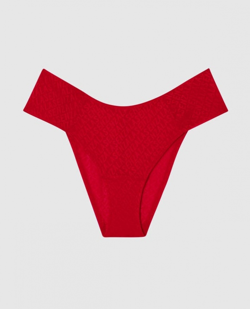 Women\'s La Senza Bikini Panty Underwear Red | wpAzjX2v