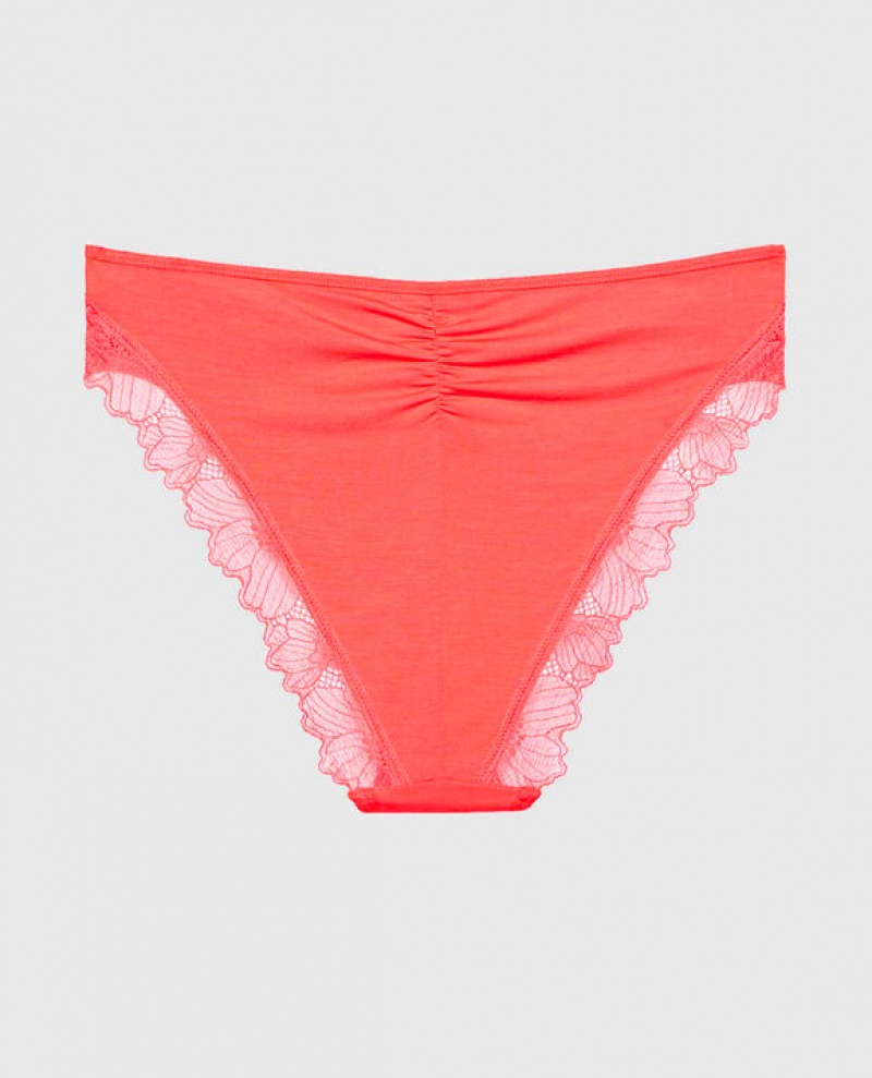 Women's La Senza Bikini Panty Underwear Red | 5wDx0Z3n