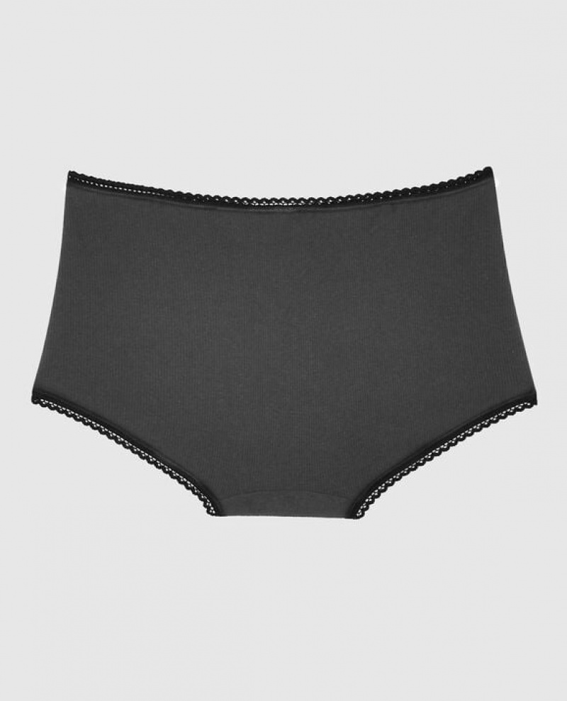 Women's La Senza Boyshort Panty Underwear Black | 1dTcfCid