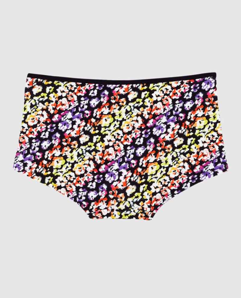 Women's La Senza Boyshort Panty Underwear Multicolor Leopard | ZzFIbAdK