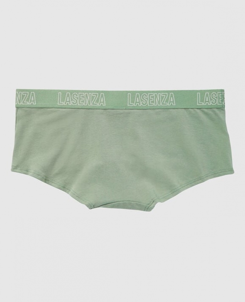 Women's La Senza Boyshort Panty Underwear Olive | aGD3Ubzy