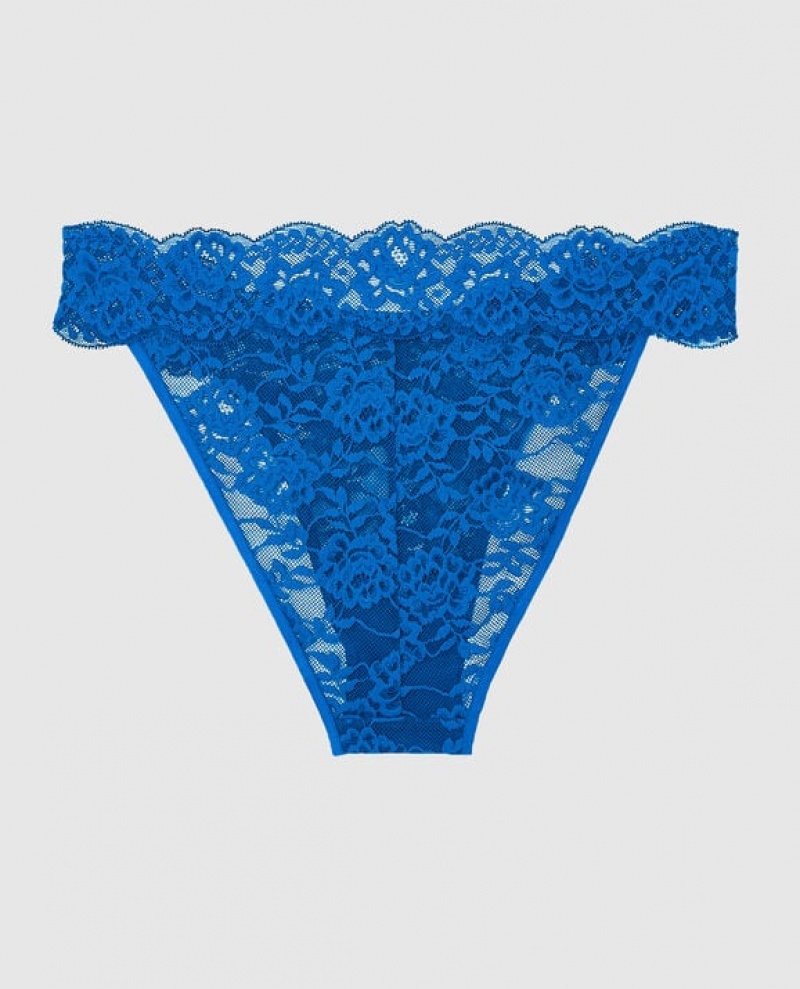 Women's La Senza Cheeky Panty Underwear Deep Blue | 2VV19Ito