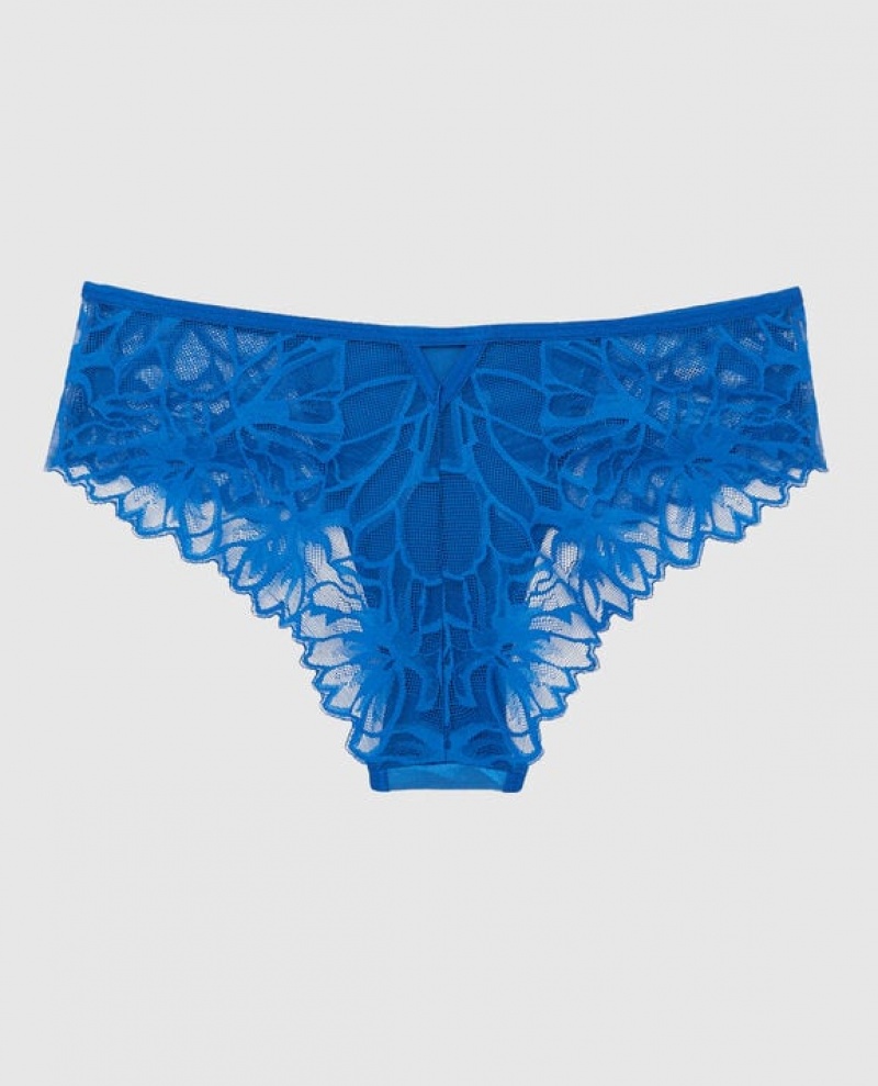 Women's La Senza Cheeky Panty Underwear Deep Blue | jJczSApn