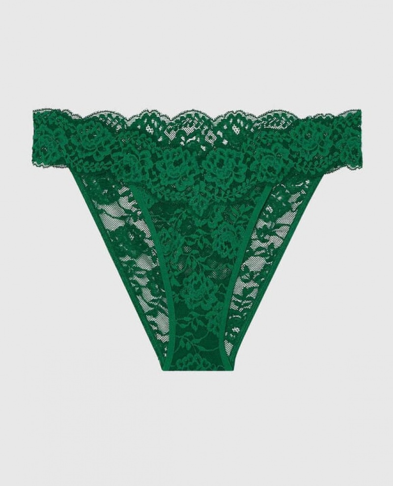 Women\'s La Senza Cheeky Panty Underwear Green | qTA1pz2G