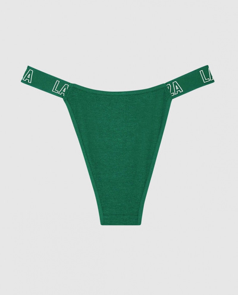 Women's La Senza Cheeky Panty Underwear Green | sstUTngG