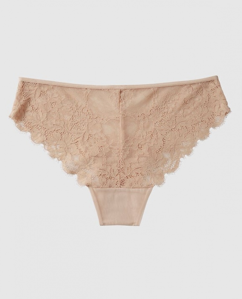 Women's La Senza Cheeky Panty Underwear Rosetan | e5jqGzMW