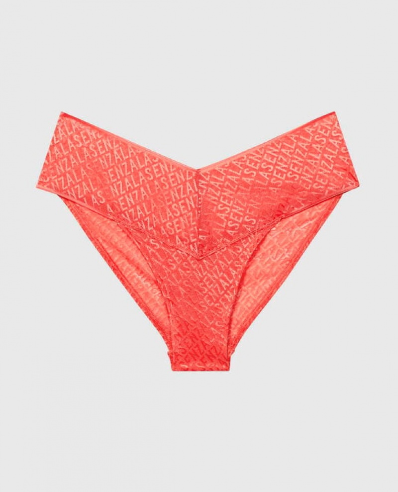 Women\'s La Senza Cheeky Panty Underwear Red | 93lRVNrH