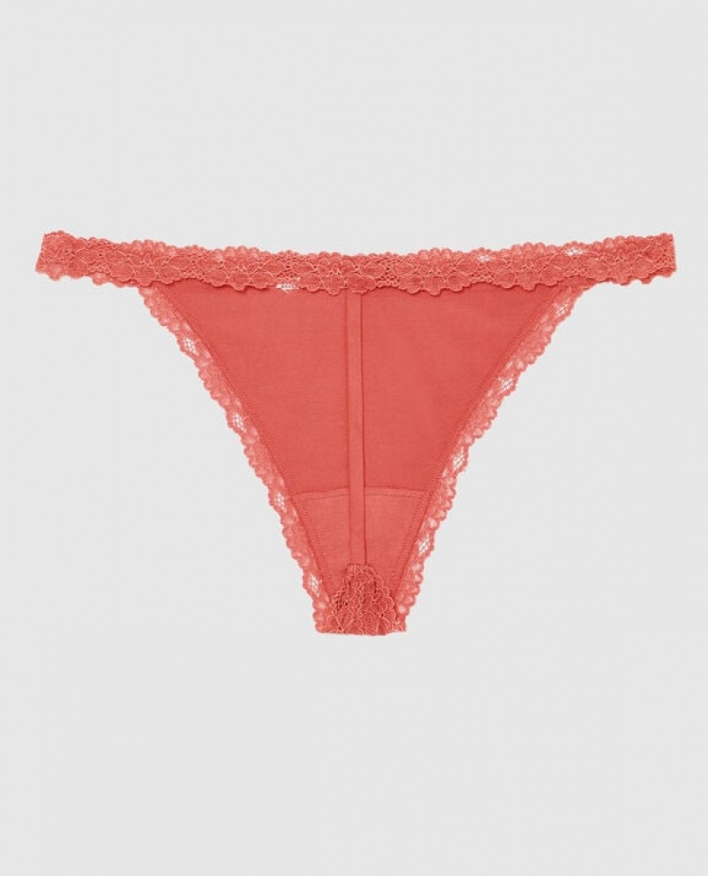 Women's La Senza G-String Panty Underwear Astro Dust | C4L1DLFE