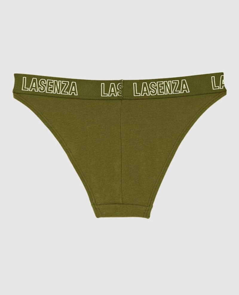 Women's La Senza High Leg Cheeky Panty Underwear Avocado | NfrqtpVb