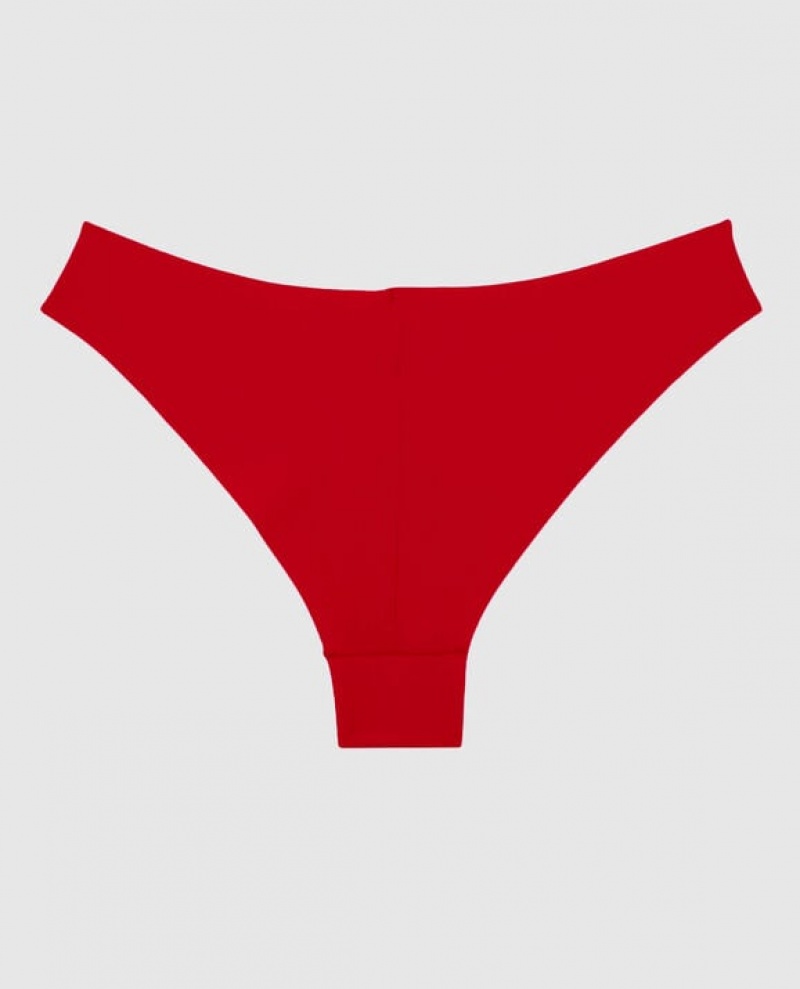 Women's La Senza High Leg Cheeky Panty Underwear Red | zSlBAH1Y