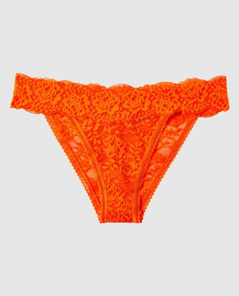 Women\'s La Senza High Leg Cheeky Panty Underwear Orange | YICI5T3j