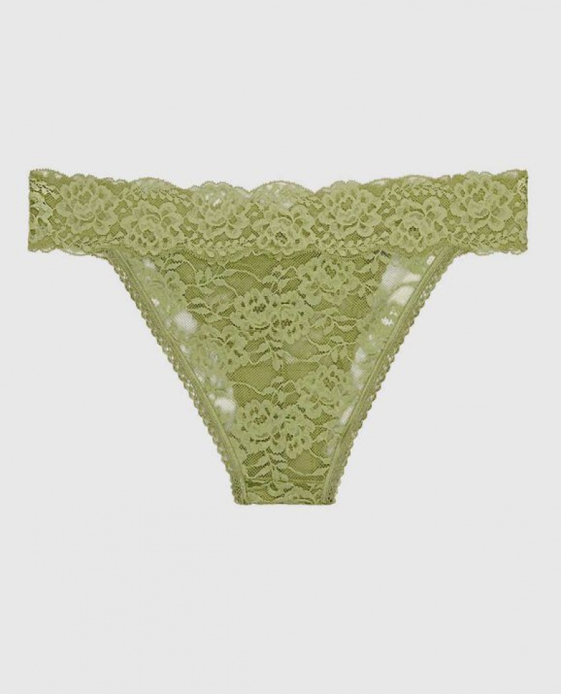 Women's La Senza High Leg Cheeky Panty Underwear Fern | v0zNYwxa