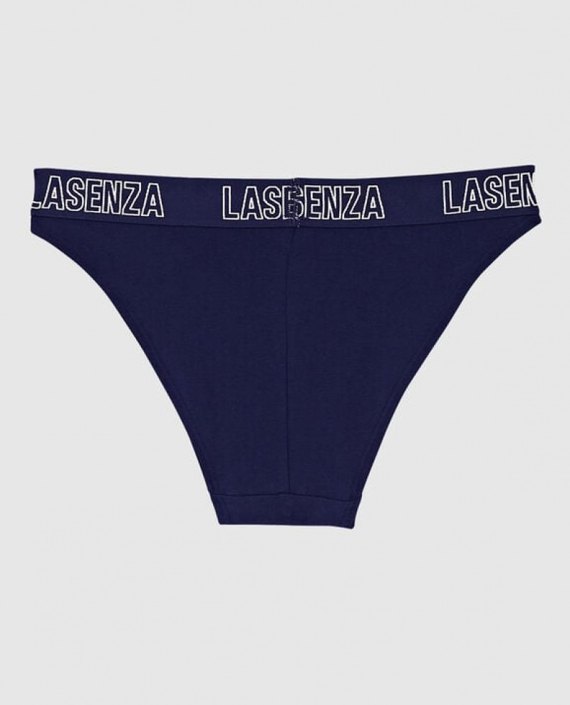 Women's La Senza High Leg Cheeky Panty Underwear Ocean Cavern | K0hdb6tn