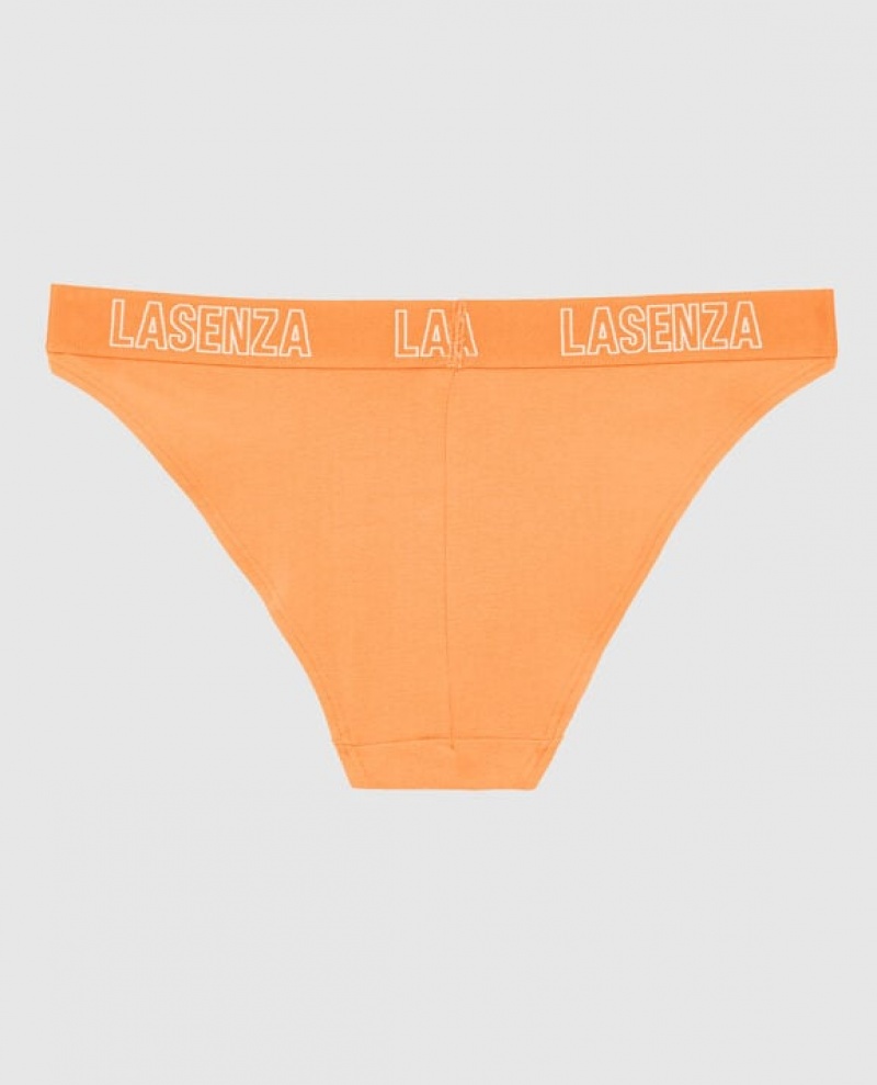 Women's La Senza High Leg Cheeky Panty Underwear Apricot | Bizm5rTI