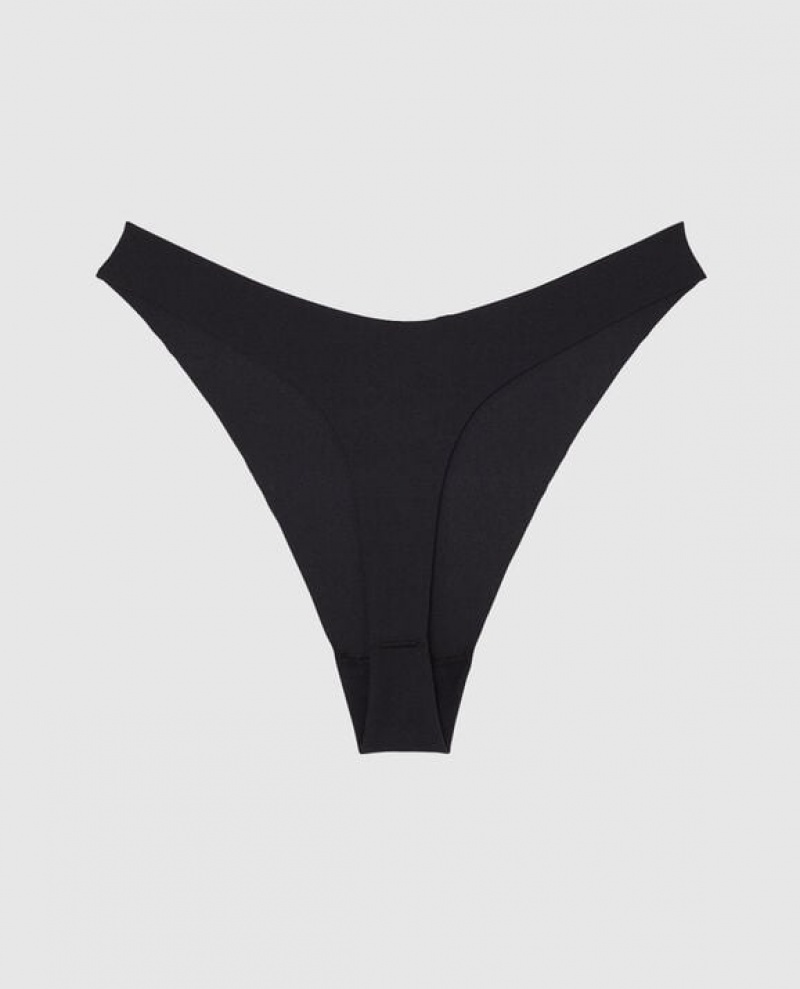 Women's La Senza High Leg Thong Panty Underwear LZA Graphic | uAPRzkgr