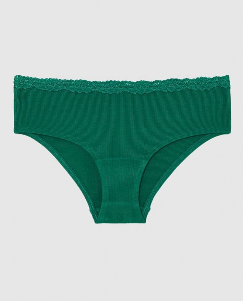 Women\'s La Senza Hipster Panty Underwear Green | fJ7ToQce