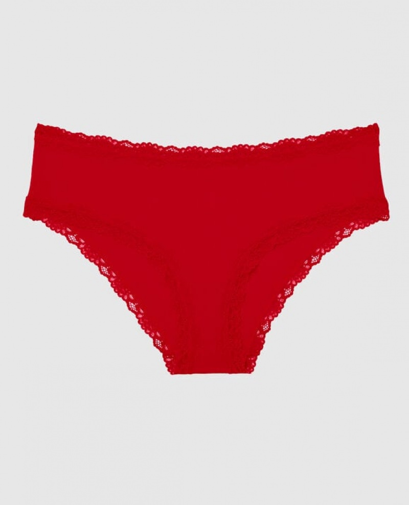 Women\'s La Senza Hipster Panty Underwear Red | ta50QJ5o