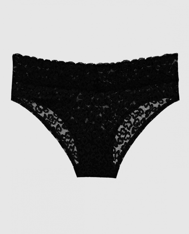 Women's La Senza Hipster Panty Underwear Black | 8sq8RZQP