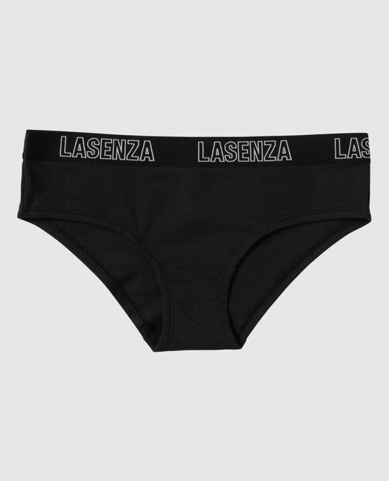 Women\'s La Senza Hipster Panty Underwear Black | 0HnK70a7