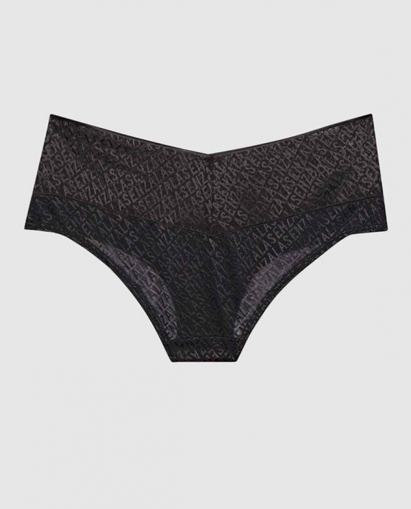 Women's La Senza Hipster Panty Underwear Black | yiC9WQFH