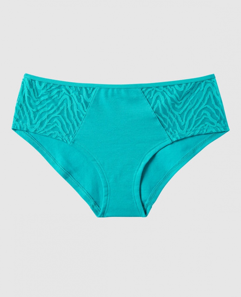 Women\'s La Senza Hipster Panty Underwear Turquoise | pkaCEClh