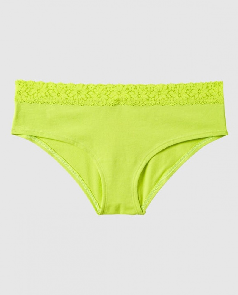 Women\'s La Senza Hipster Panty Underwear Limelight | 1I7UXpcR