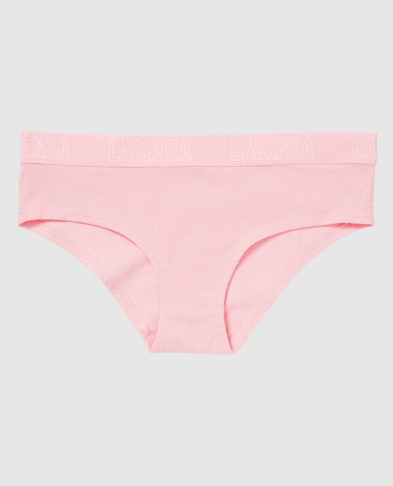 Women\'s La Senza Hipster Panty Underwear Pink White | wdyc8SB3