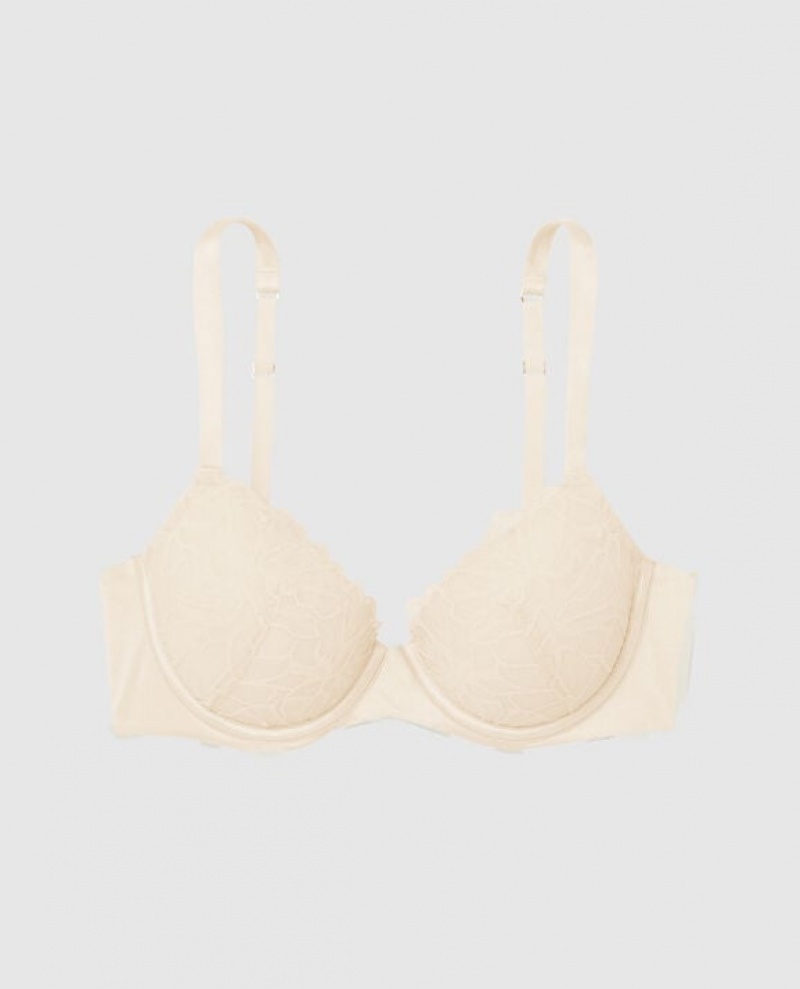 Women\'s La Senza Lightly Lined Full Coverage Bras Pearl | xfgpAqDx