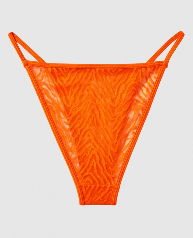 Women's La Senza Mini Cheeky Panty Underwear Orange | PrLO3tuy