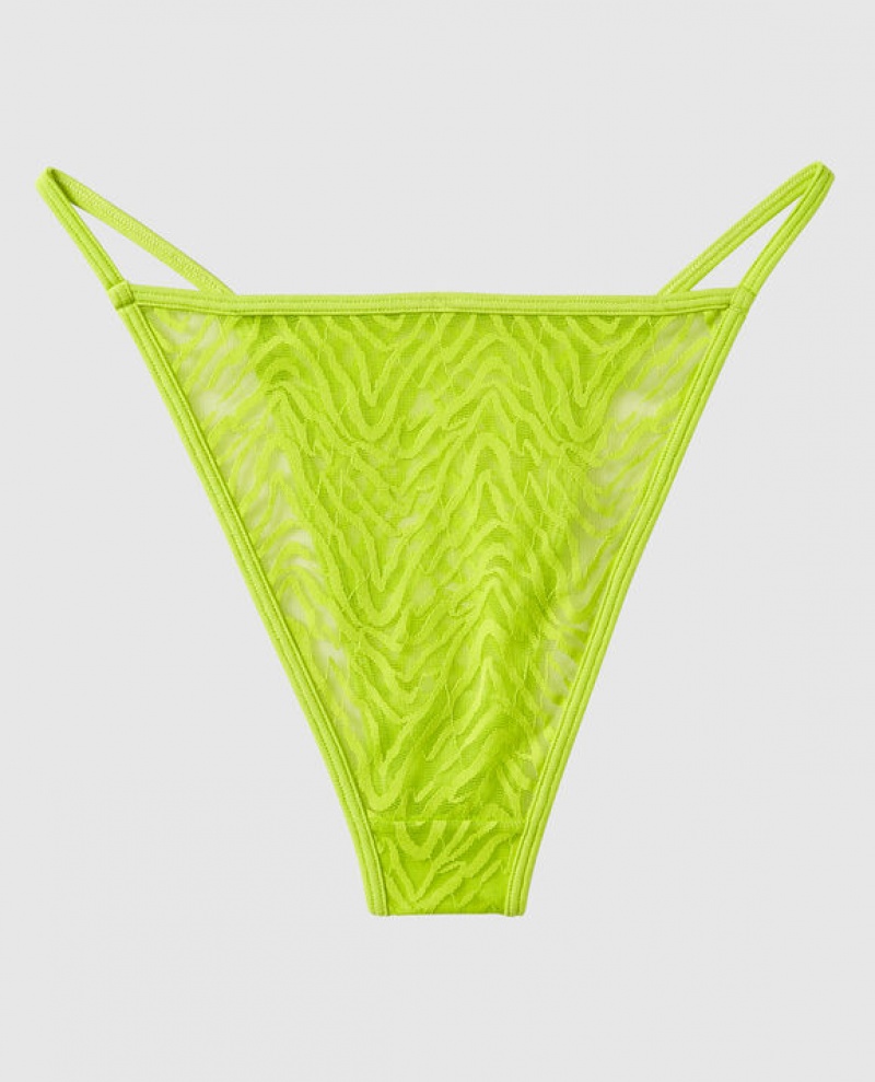 Women's La Senza Mini Cheeky Panty Underwear Limelight | cYb9YZ32