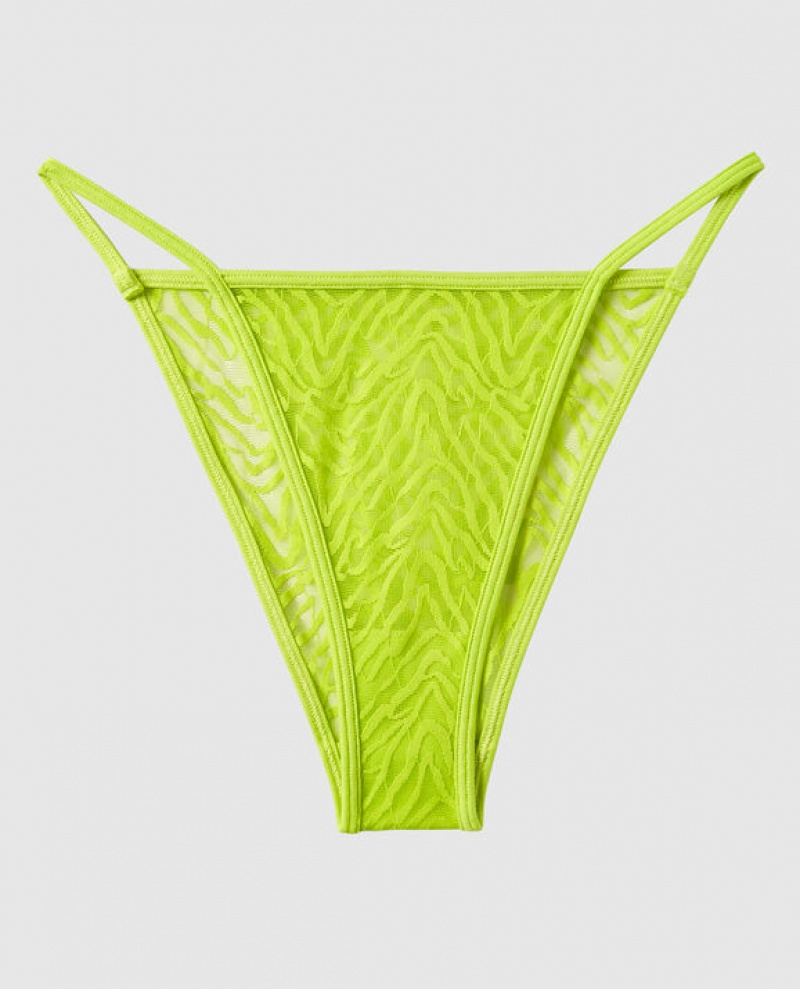 Women\'s La Senza Mini Cheeky Panty Underwear Limelight | cYb9YZ32