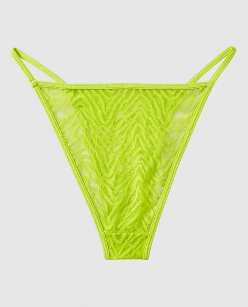 Women's La Senza Mini Cheeky Panty Underwear Limelight | 5VMwDo1w