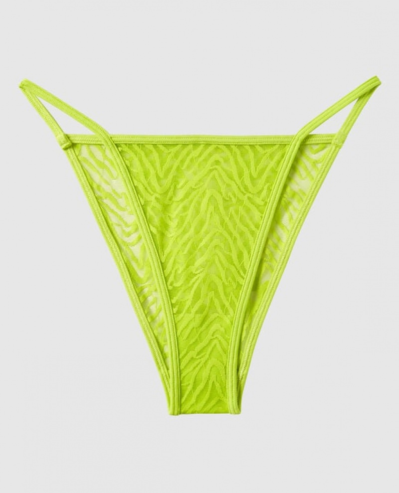 Women\'s La Senza Mini Cheeky Panty Underwear Limelight | 5VMwDo1w