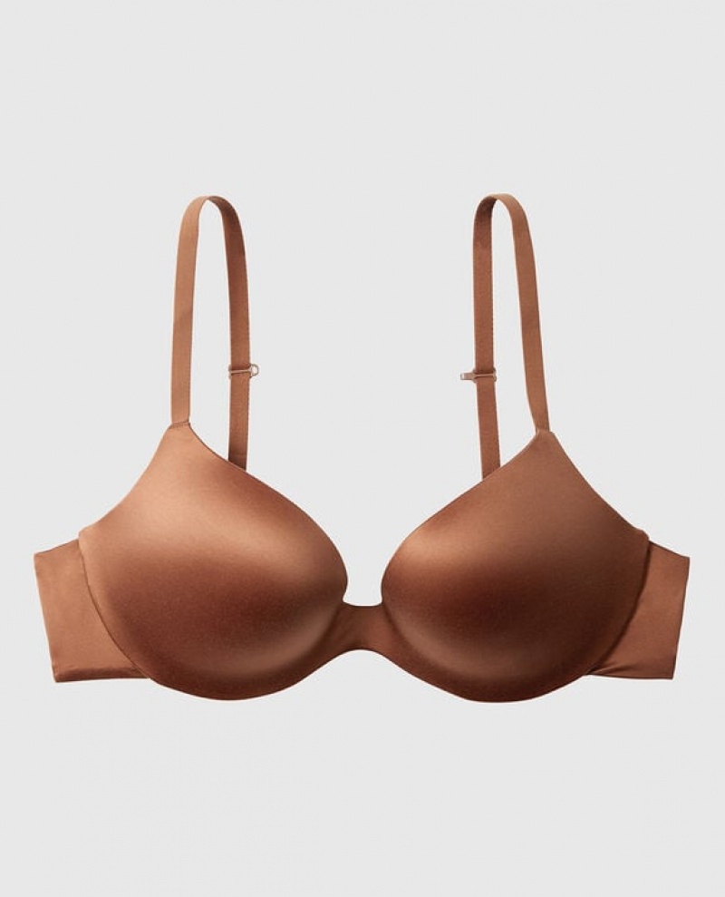 Women\'s La Senza Push Up Bras Caramel Kiss | bK53pPm6