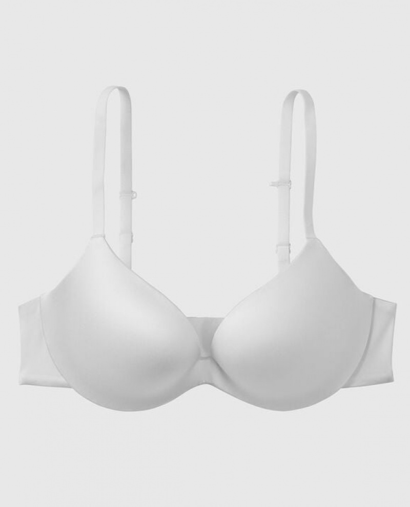 Women\'s La Senza Push Up Bras White | dDkutI7C