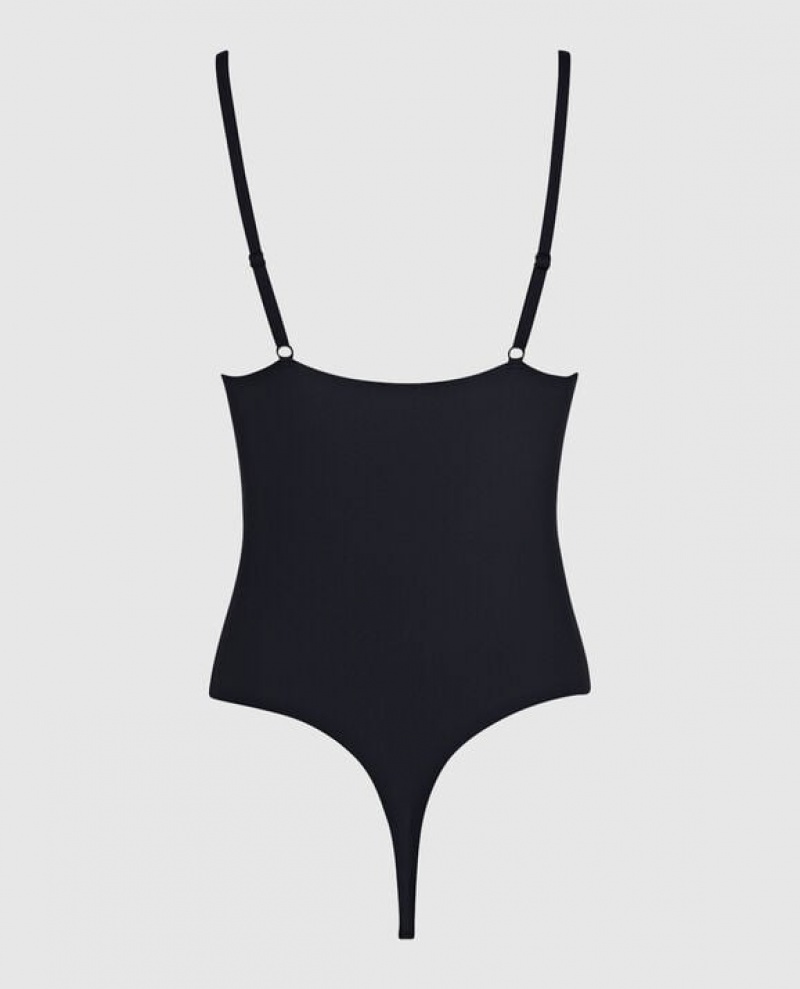 Women's La Senza Smoothing Bodysuit Accessories Black | TNmMIepQ