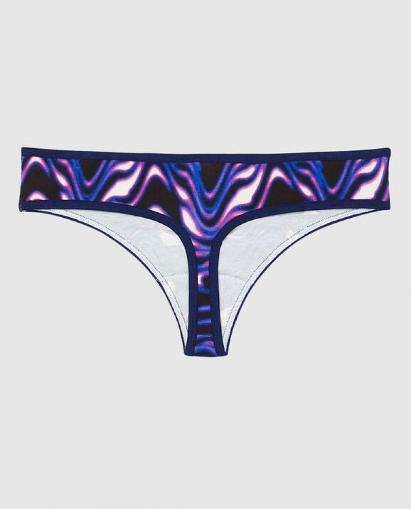 Women's La Senza Thong Panty Underwear Cosmic Waves | 9Agq3plk