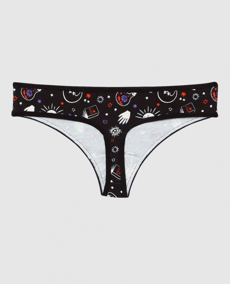 Women's La Senza Thong Panty Underwear Mystic Time | GNOqs2ml