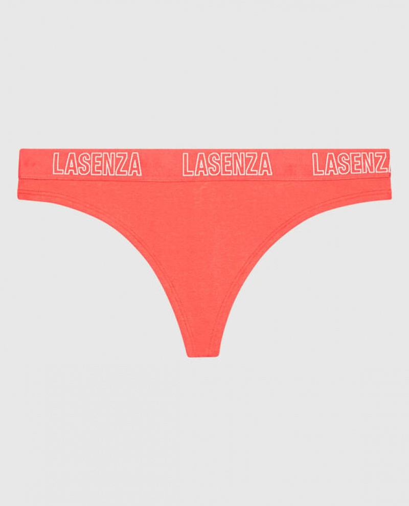 Women\'s La Senza Thong Panty Underwear Red | M1HzVEsV