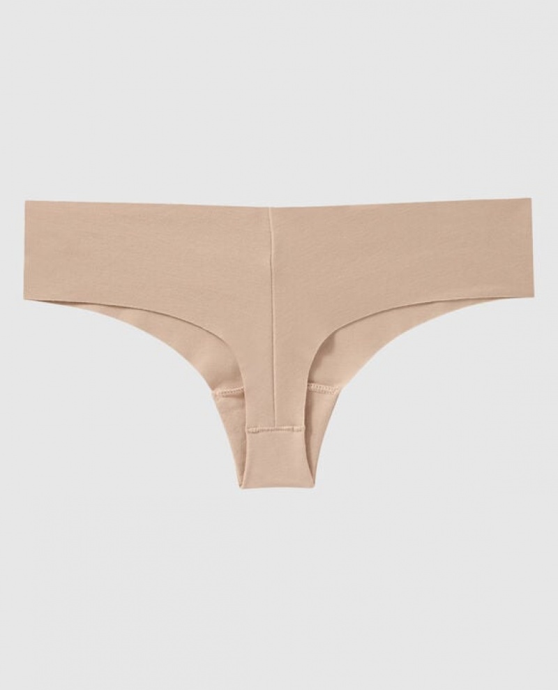 Women's La Senza Thong Panty Underwear Rosetan | DFhh0PLe